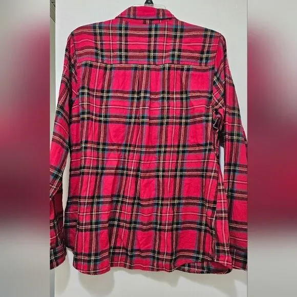 Croft & Barrow Women's Flannel Shirt Size XL - Picture 3 of 7